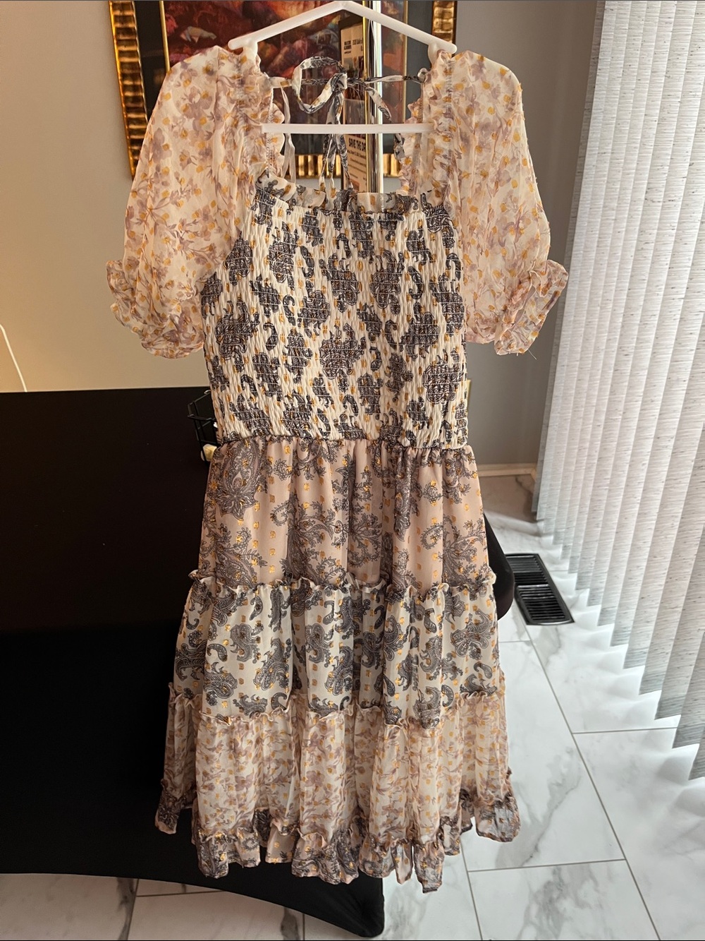 Bohemian Tiered Floral Dress